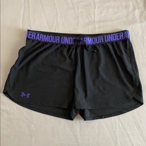 Black Under Armour Athletic Running Shorts